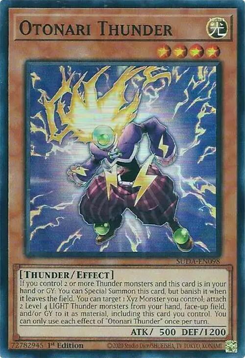 Otonari Thunder - SUDA-EN098 - Super Rare - 1st Edition